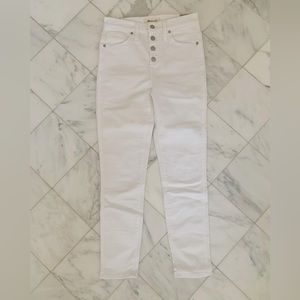 **NEVER WORN - TAG ON White Madewell High Waist Jeans